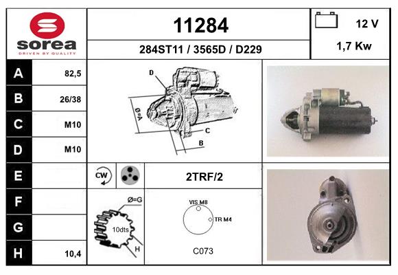 starter 11284 EAI