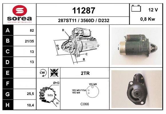 starter 11287 EAI