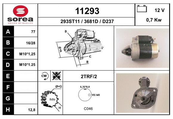 starter 11293 EAI
