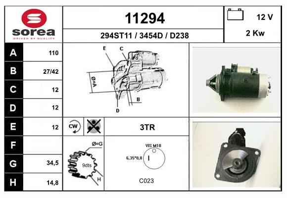 starter 11294 EAI