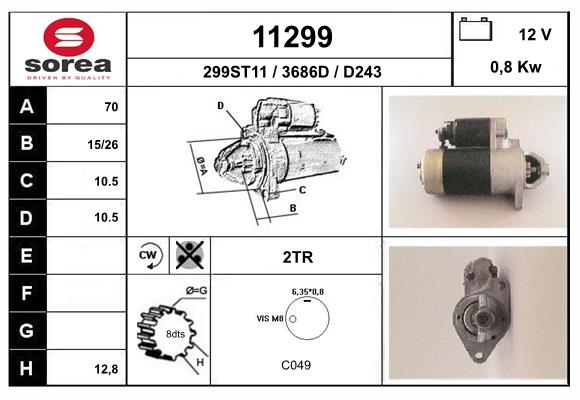 starter 11299 EAI