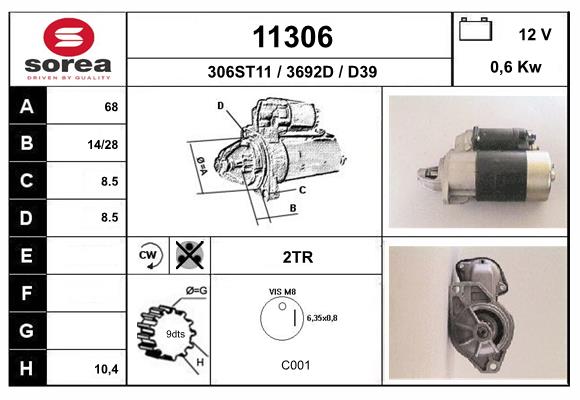starter 11306 EAI