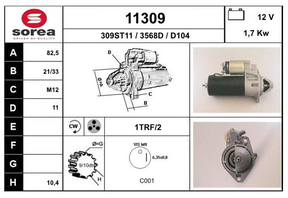 starter 11309 EAI