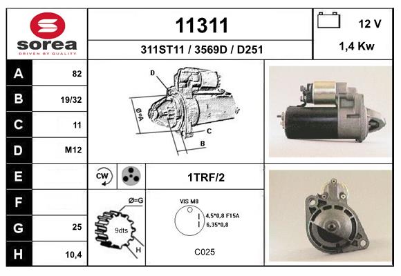 starter 11311 EAI