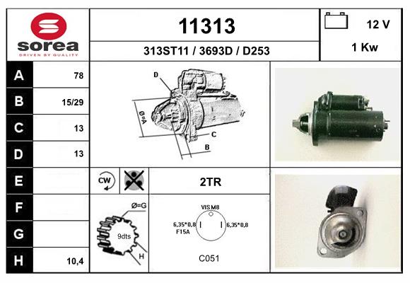 starter 11313 EAI