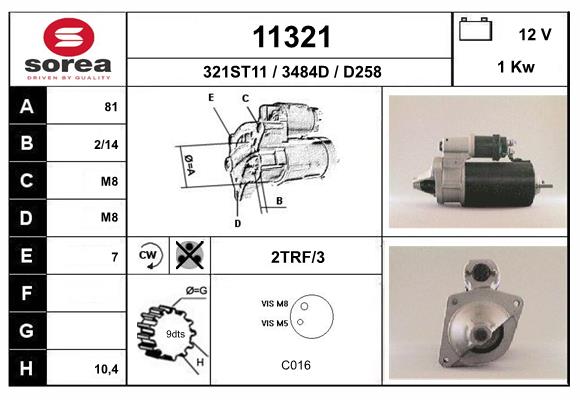 starter 11321 EAI