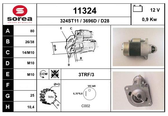 starter 11324 EAI