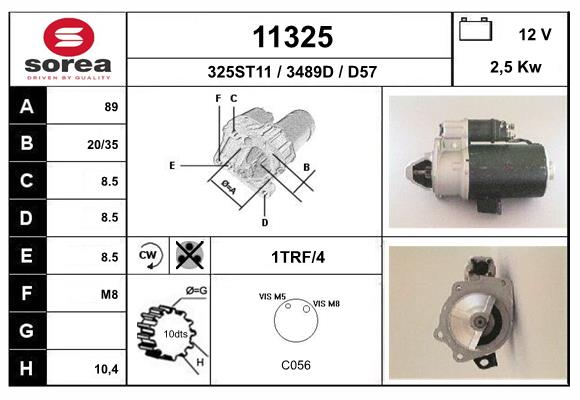 starter 11325 EAI