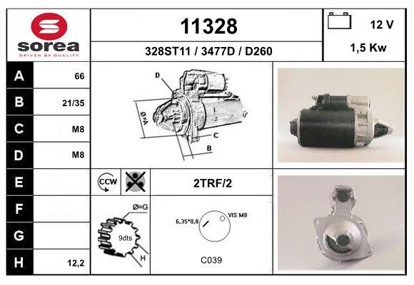 starter 11328 EAI