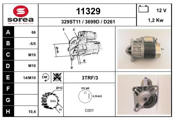starter 11329 EAI