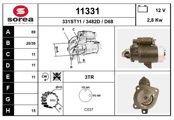 starter 11331 EAI