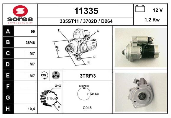 starter 11335 EAI