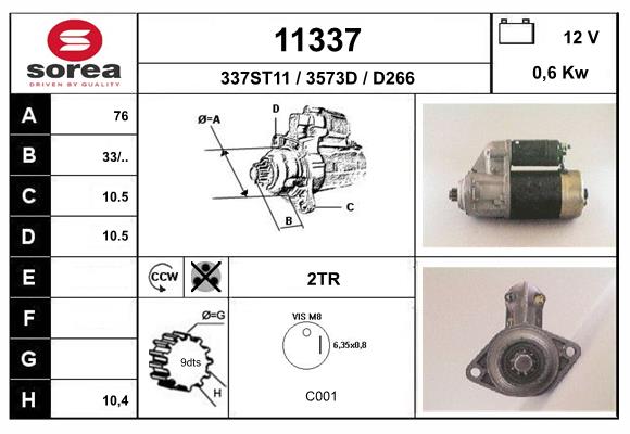 starter 11337 EAI