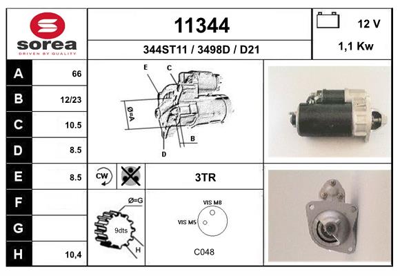 starter 11344 EAI