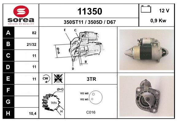 starter 11350 EAI
