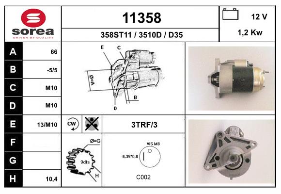 starter 11358 EAI