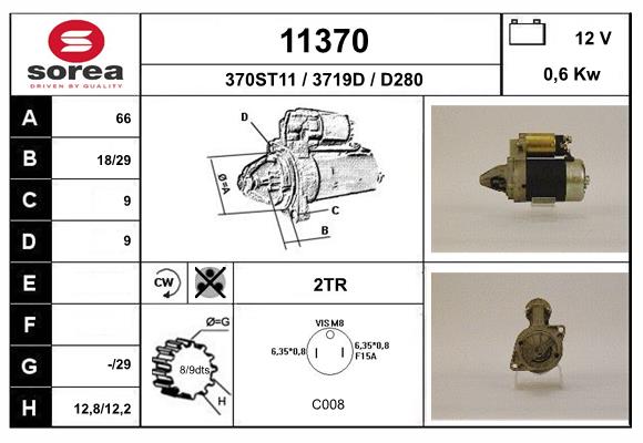 starter 11370 EAI
