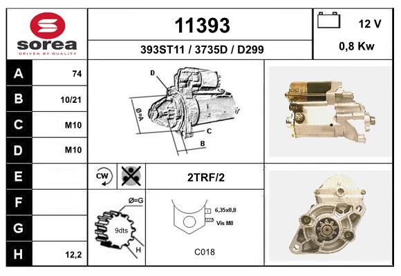 starter 11393 EAI