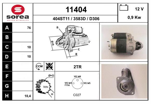 starter 11404 EAI