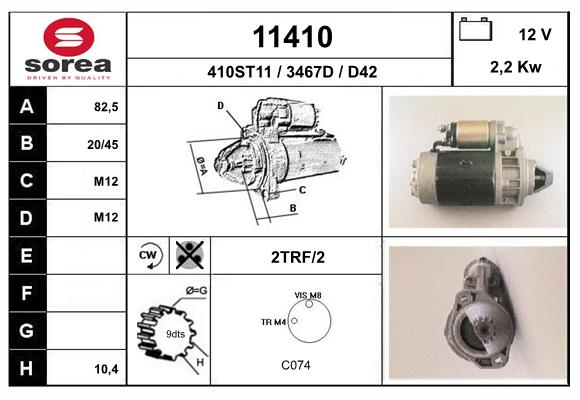 starter 11410 EAI