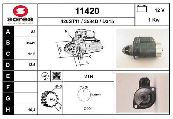 starter 11420 EAI