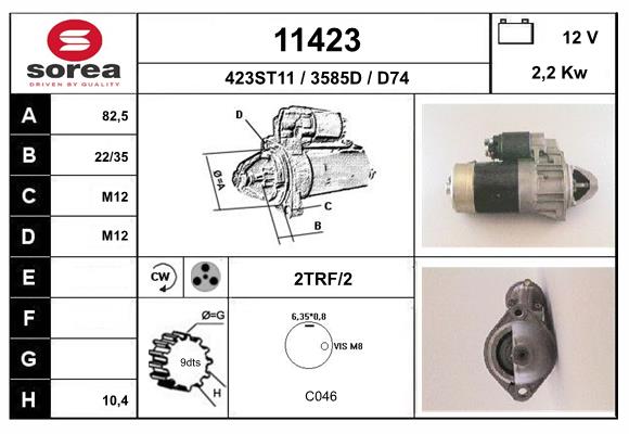 starter 11423 EAI