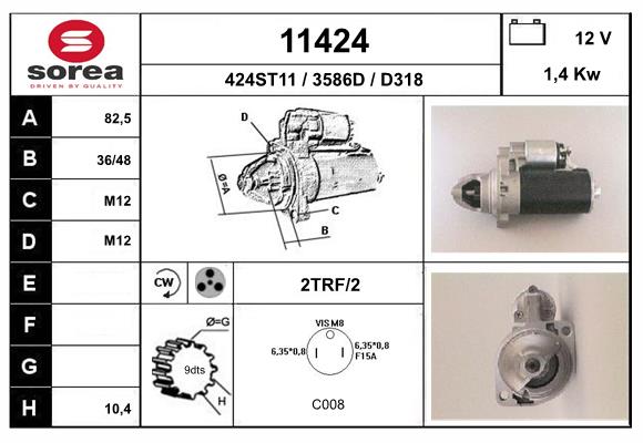starter 11424 EAI