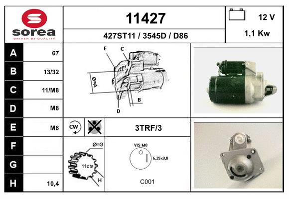 starter 11427 EAI