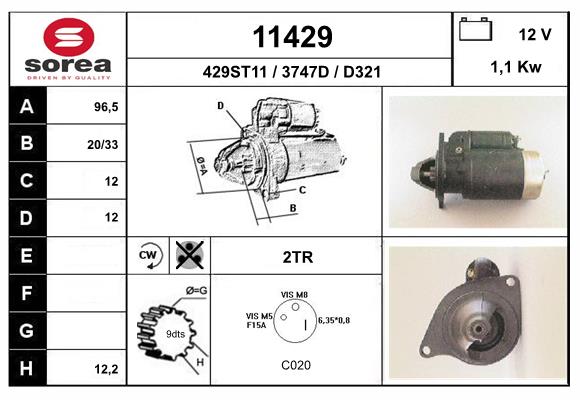 starter 11429 EAI
