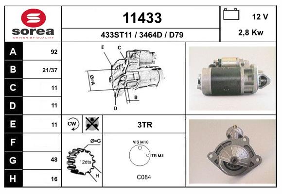 starter 11433 EAI
