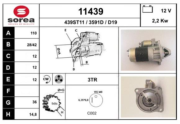 starter 11439 EAI