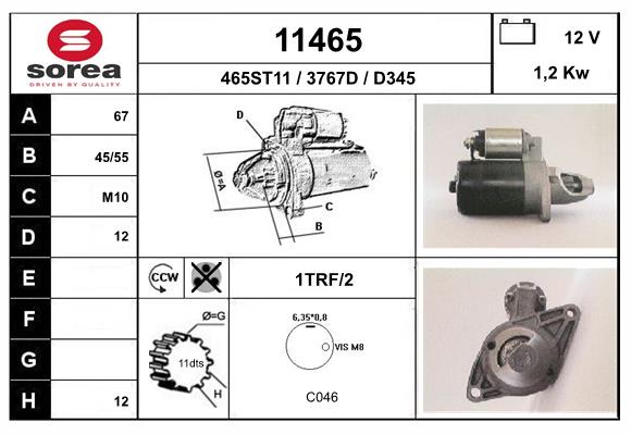 starter 11465 EAI