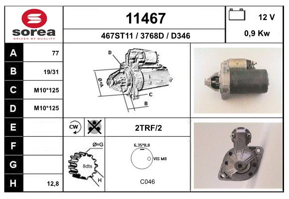 starter 11467 EAI
