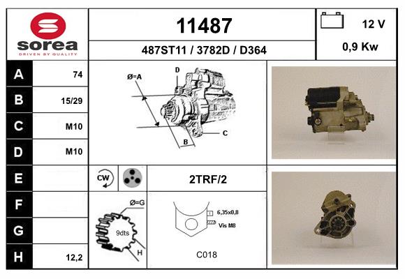 starter 11487 EAI