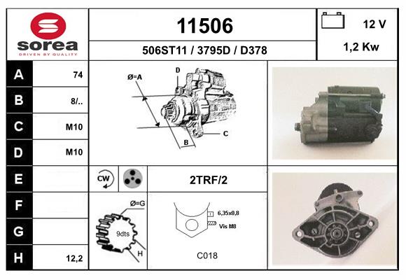 starter 11506 EAI