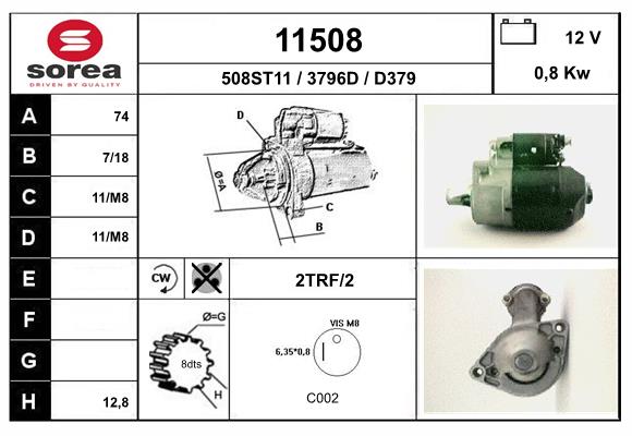 starter 11508 EAI