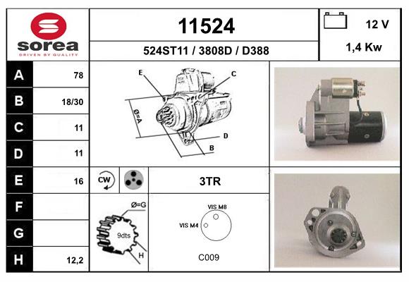 starter 11524 EAI