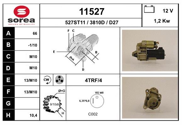 starter 11527 EAI