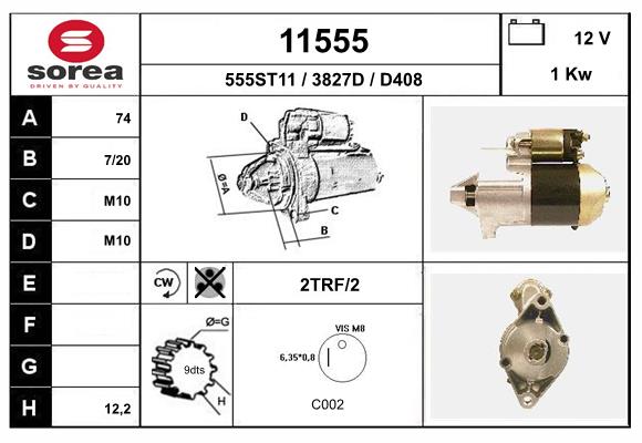 starter 11555 EAI