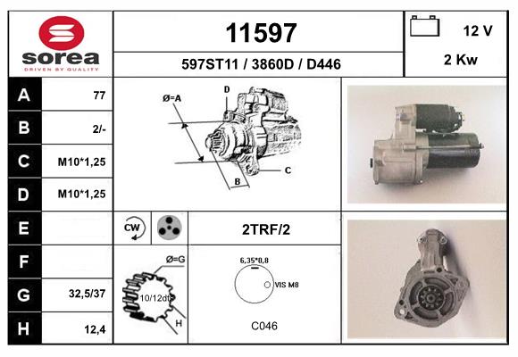 starter 11597 EAI