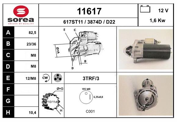 starter 11617 EAI