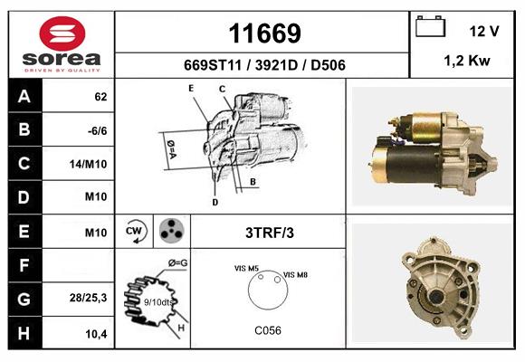 starter 11669 EAI