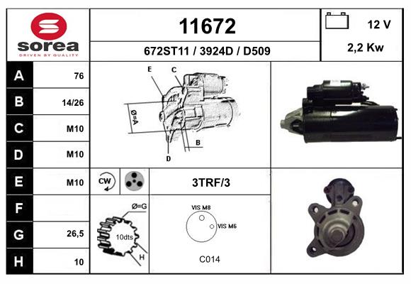 Starter 11672 EAI