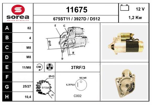 starter 11675 EAI