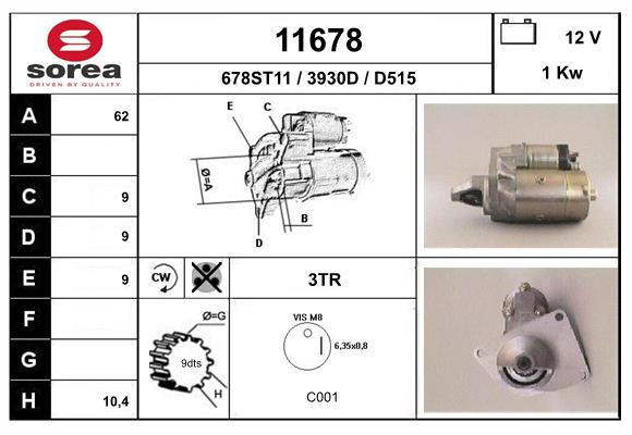 starter 11678 EAI