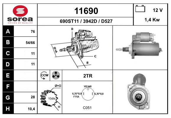 starter 11690 EAI