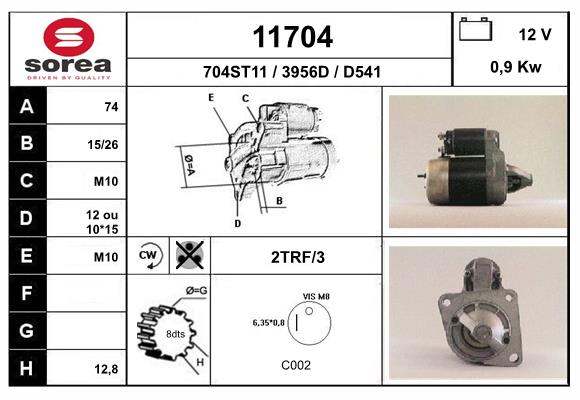 starter 11704 EAI