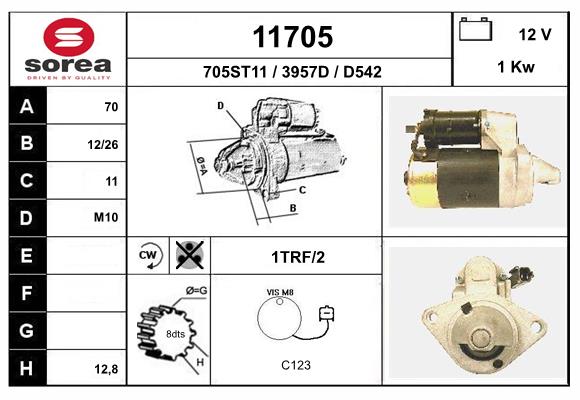 starter 11705 EAI