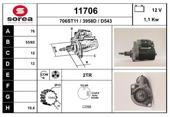 starter 11706 EAI