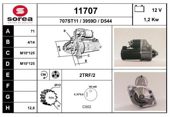 starter 11707 EAI